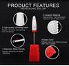 kads Ceramic Nail Drill Bits Grinding Head Milling Cutter Nail Bit Remover Nail Drill Bit Manicure Nails Drill Accessories