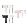 3 Adjustable Handheld Featurings 800mAh Battery And Attachments Ideal For Whipping Mixing