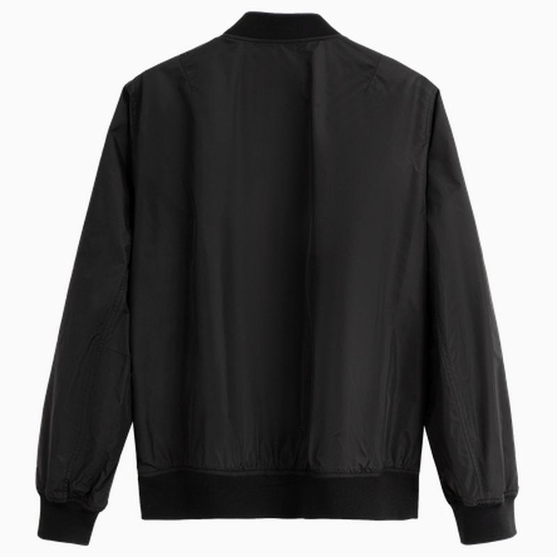 Calvin Klein Casual Commuter Letter Print Baseball Collar Pilot Jacket Men Jacket Black J322260BEH