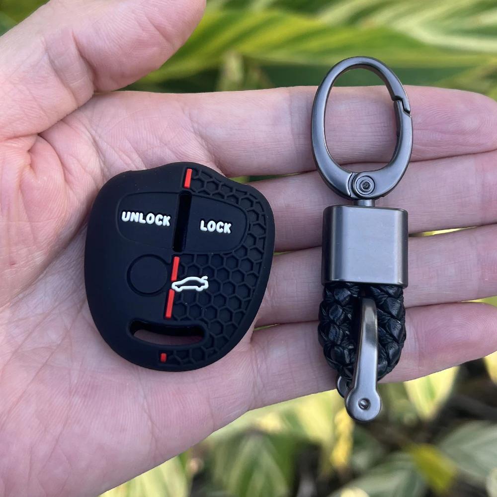 Silicone Car Key Case Shell Soft Remote Cover Protector for Mitsubishi Lancer EX Evolution Grandis Outlander Triton Pajero ASX