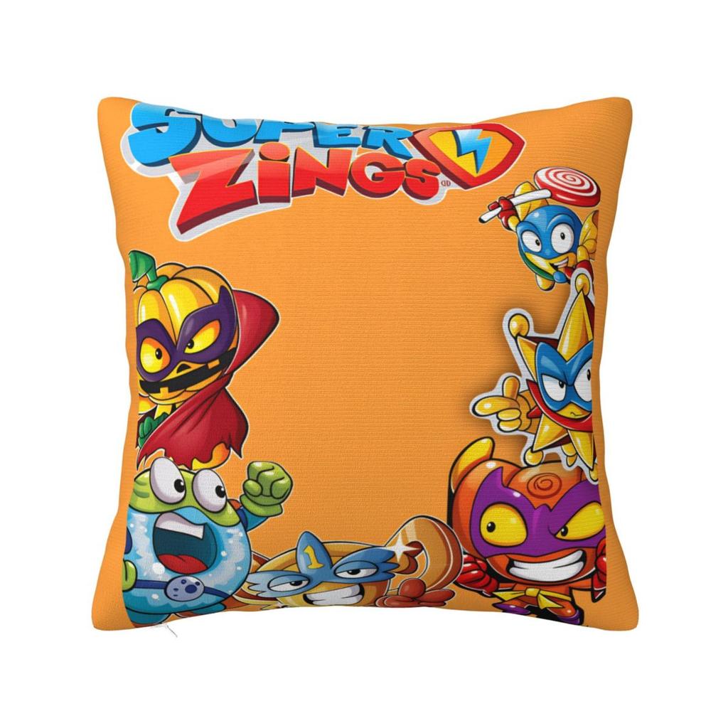 Super Zings Game Pillow Cover Cartoon Polyester Pillow Case Cushion Cover Fashion Pillowcases For Chair Sofa Home Decoration