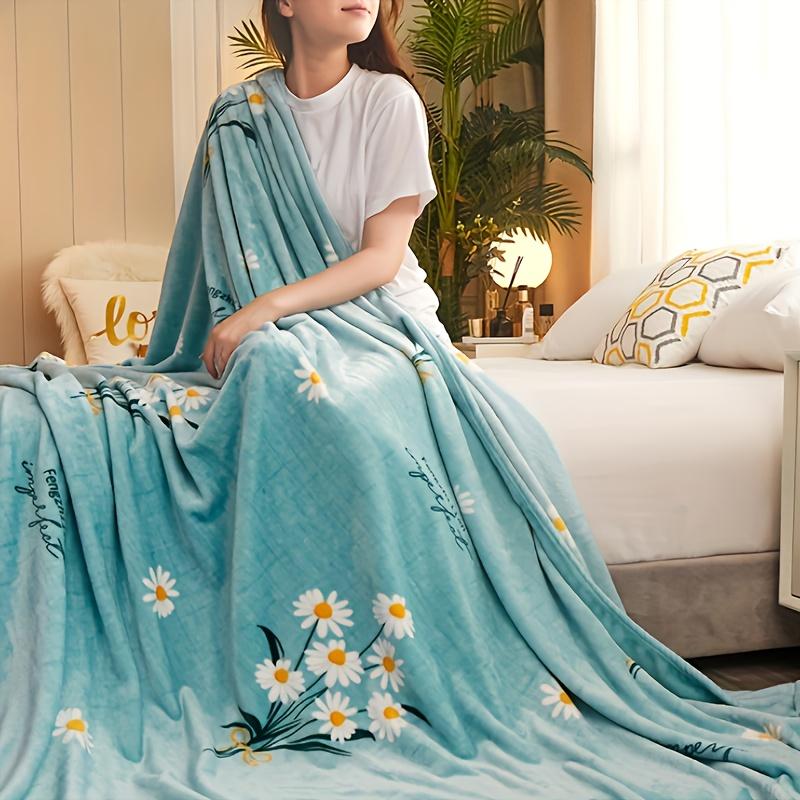Ultra-weiche Korallenfleece-Kuscheldecke - Beidseitig, Dick & Warm für Herbst & Winter, Zeitgenössischer Stil