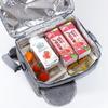 Waterproof Insulated Double-Layer Lunch Tote - Student & Office Bento Bag with Thick Aluminum Foil Lining