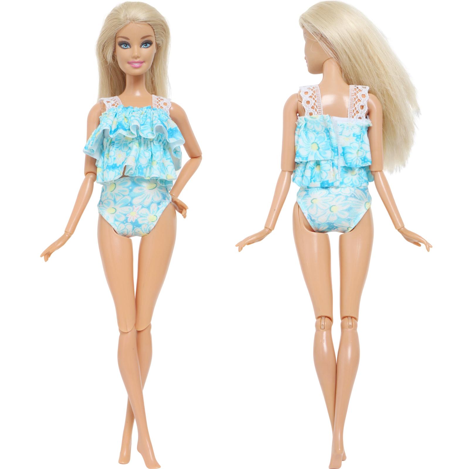 

Модная кукольная одежда Купальник Бикини Платье Летний наряд Топы Брюки Купальные костюмы Пляжные аксессуары Одежда для куклы 1/6 Игрушки для девочек