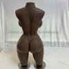 Half Body Armless Black Large Chest Penis Silicone Simulation Touch Men and Women Sex Doll Realistic Chest Adult Toy Masturbator