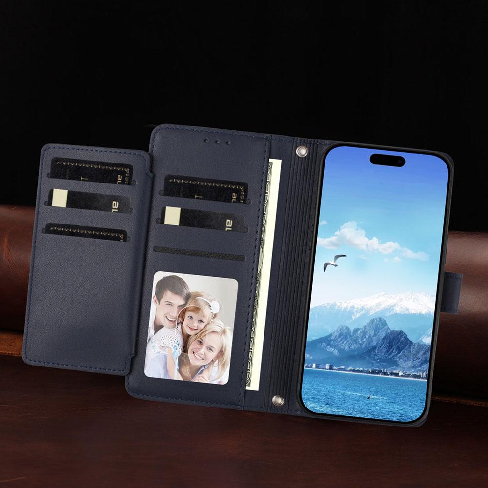 Leather Card Holder Case For Huawei Honor 600 Smart 500 400 Lite 200 Magic7 Pro Magic8 Pro Air Flip Wallet Protect Back Cover