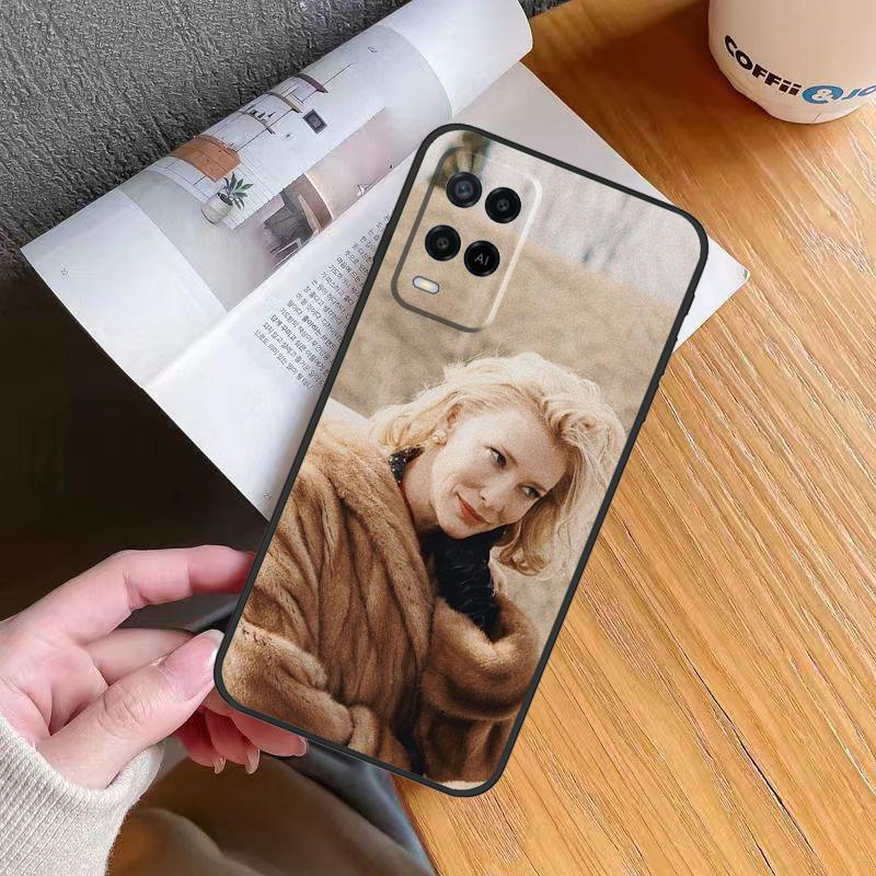 

Cate Blanchett Case For Oppo A18 A38 A74 A94 A54 A58 A78 A98 A80 A60 A40 A96 A76 A16 A15 A17 A57 A5 A6 Pro OPPO A76