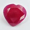 Natural Red Ruby   Heart Cut 190 Ct Burmese Gemstone For Ruby Lover's