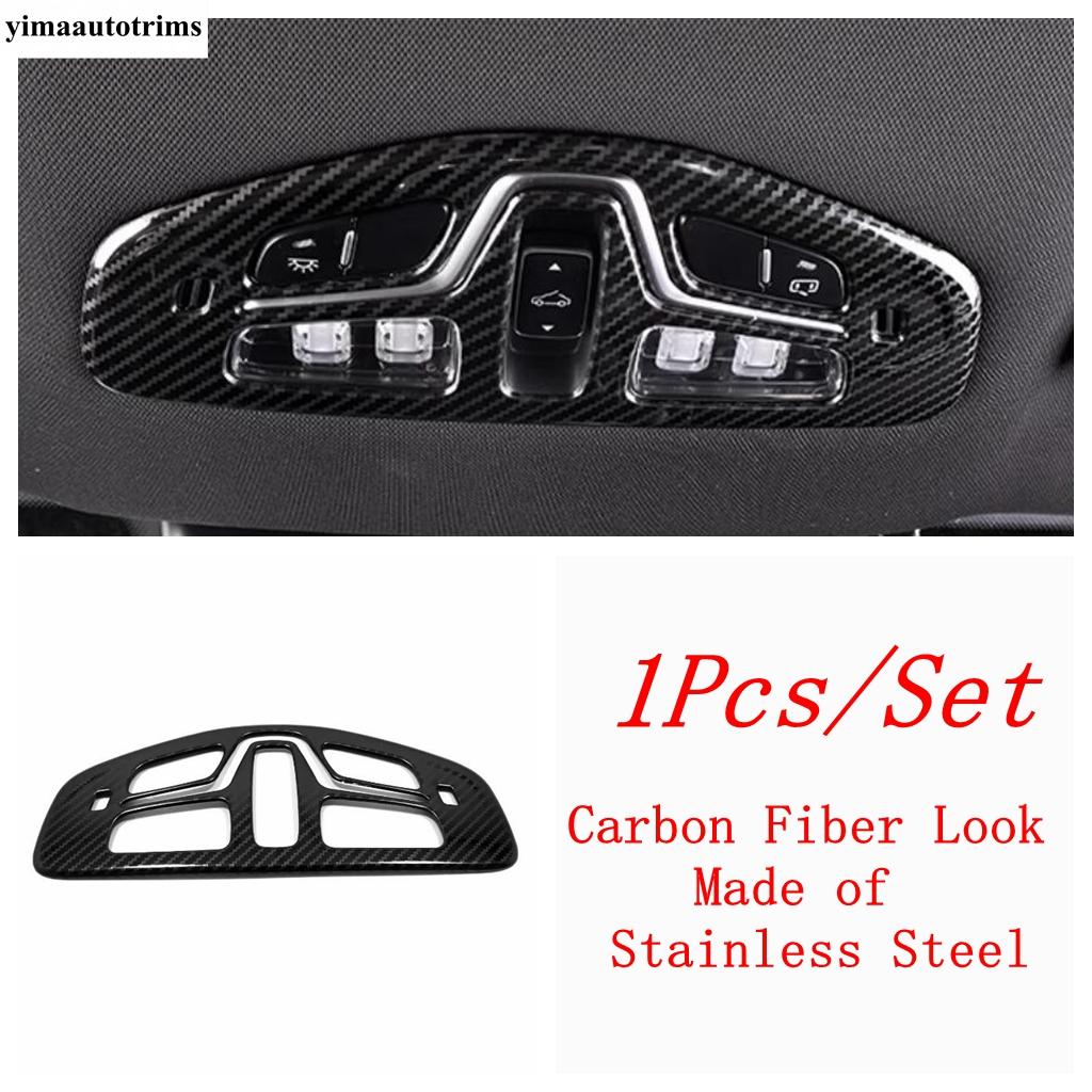For GAC Trumpchi Empow - 2025 Interior Accessories Roof Reading Lamps Lights Frame Decoration Cover Trim Stainless Steel
