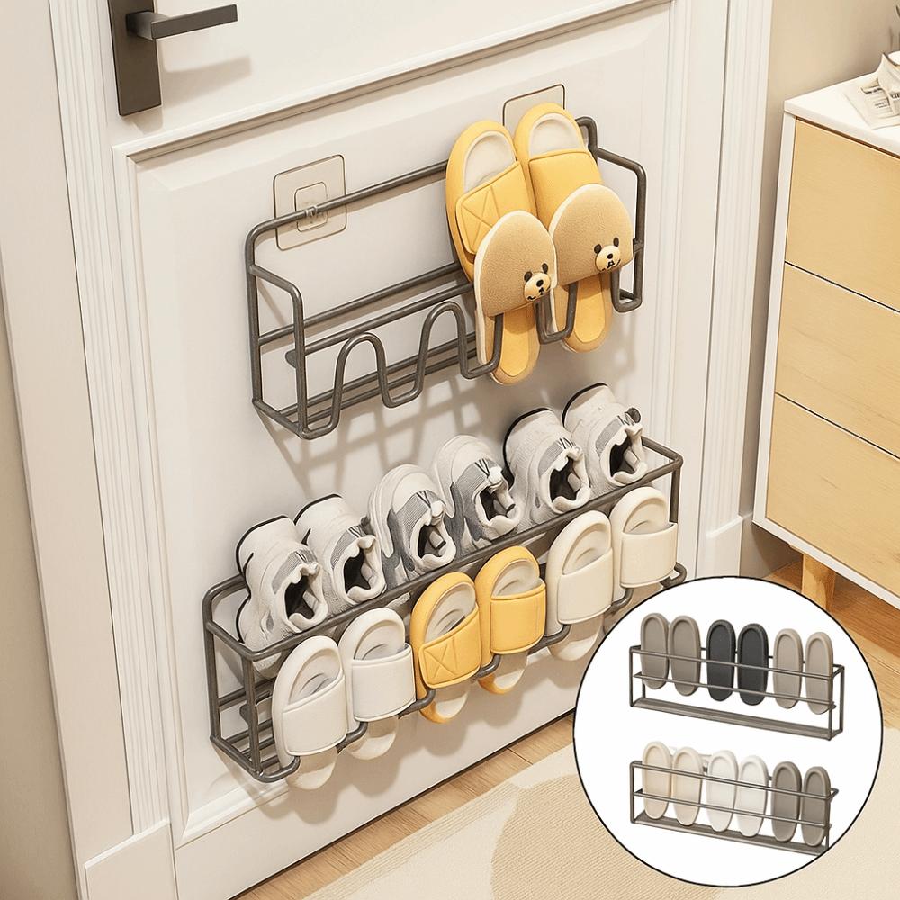 Easy Installation Hanging Shoe Rack Removable Shoe Holder Wall Mount Shoe Storage  Camper