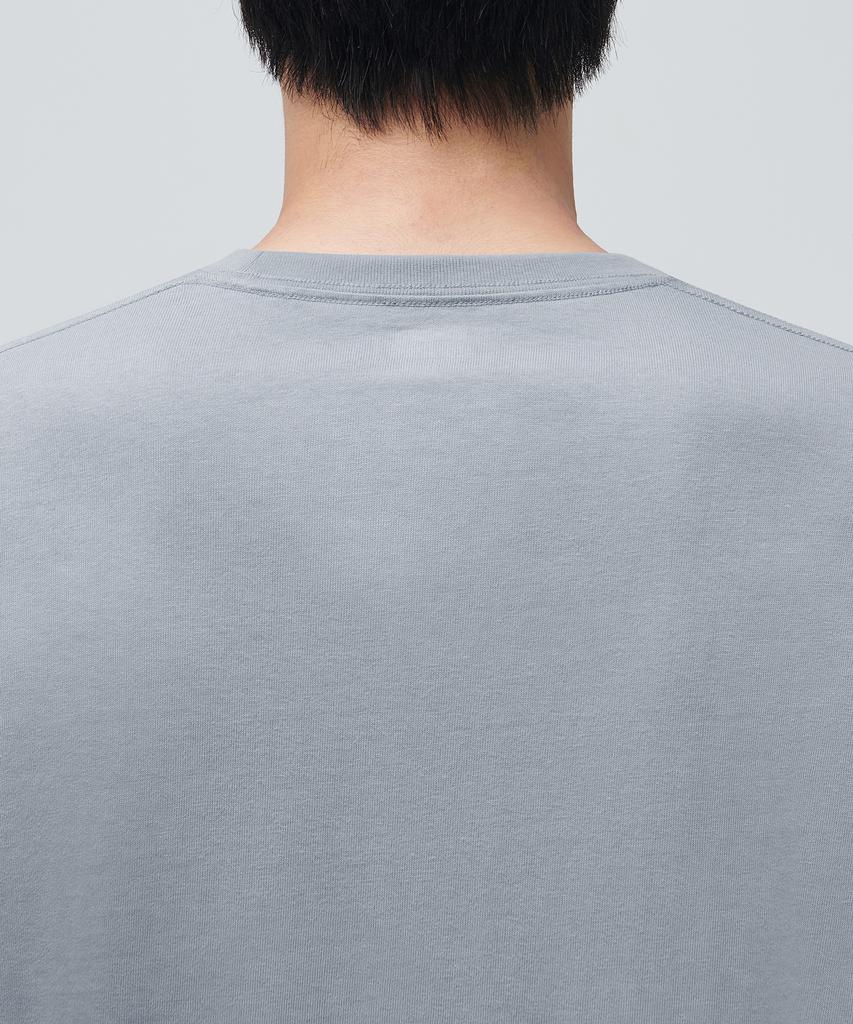 MUSINSA STANDARD Basic Long Sleeve T-Shirt [Cool Grey]