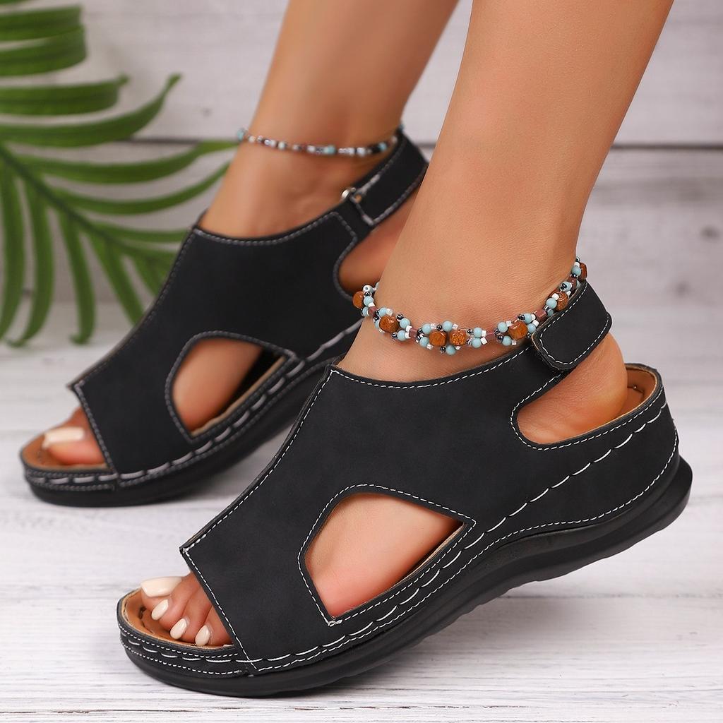 Fashion Women Summer Shoes Mesh Sandals 2025 Platform Beach Sandals Open Toe Wedge Sandals Roman Sandal Light Women Casual Sneakers New