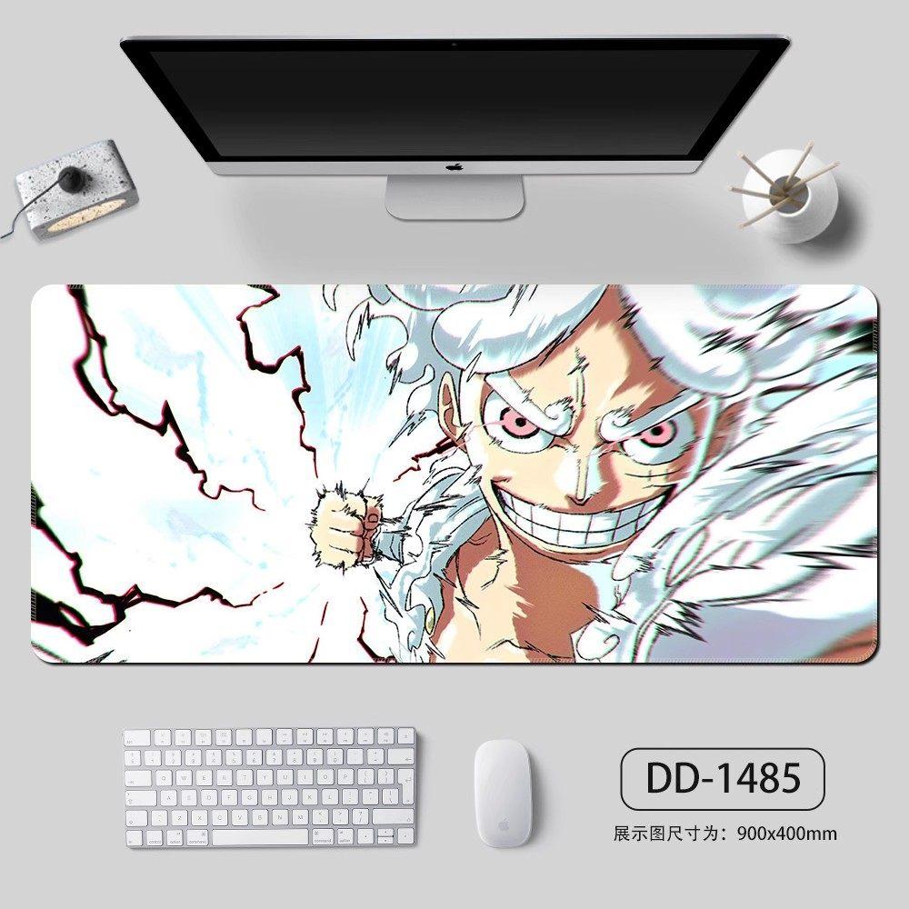 One Piece Monkey D Luffy Splash Art Anime Extended Gaming Mouse Pad Large Desk Mat
