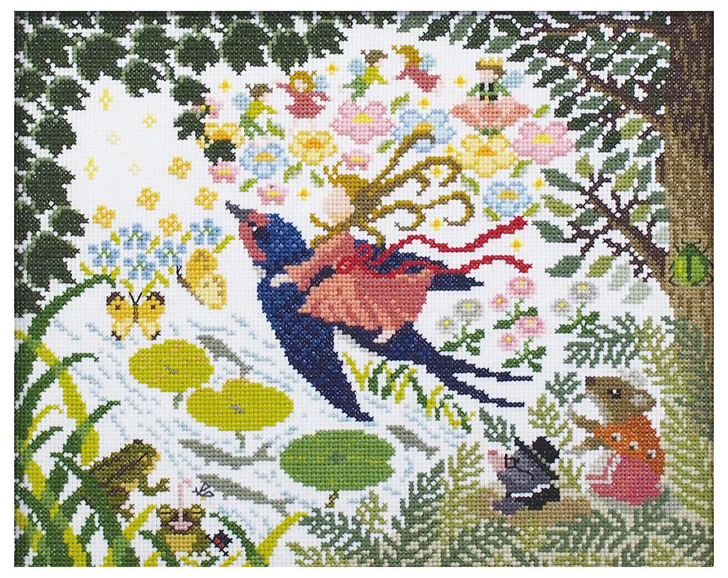 Olympus Embroidery Kit Cross Stitch Nostalgic Story Design by Nitka Thumb Princess 7571 Is Sold Frame W-59 Separately.