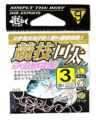 Gamakatsu Single Hook Competition Толстый Нет. 3 20 штук Keimura No. 3 (20 pieces)