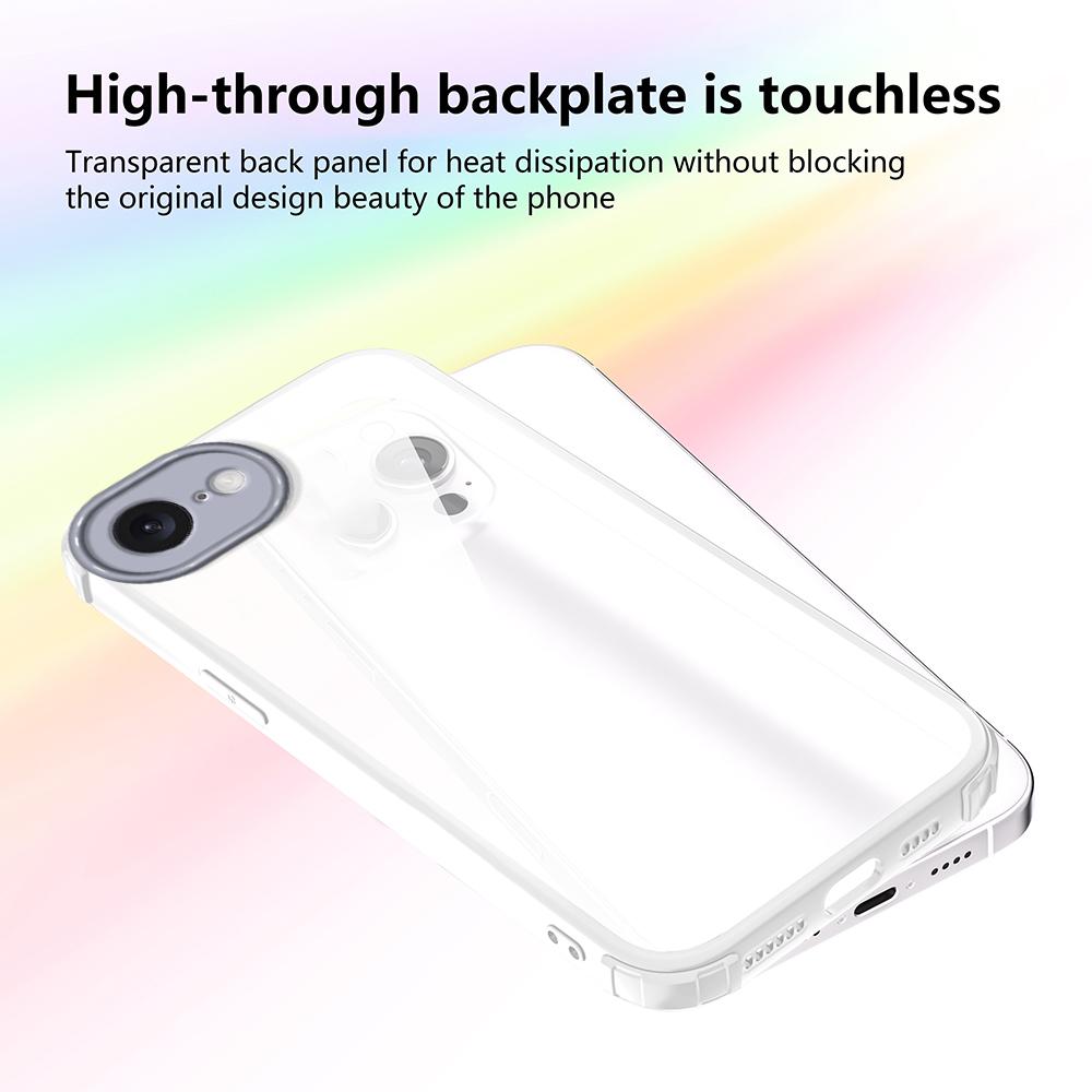 For iPhone 16e Case Reinforced Corner Shockproof TPU + Acrylic Phone Cover