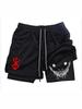 Men's Quick-Dry Athletic Shorts: Elastic Running, Basketball, and Outdoor Training, Sweat-Wicking, Drawstring Fit