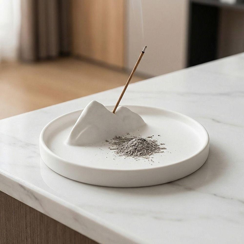 Non-slip Ceramics Incense Burner Smooth Surface Aromatherapy Stand  Aromatherapy Use