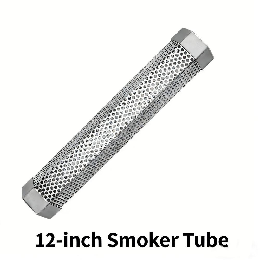 Outdoor Bbq Stainless Steel Smoker Tube Cold Smoke Generator Wood Pellet Smoker Tube Grilling Meat Fish Vegetable Camping Picnic