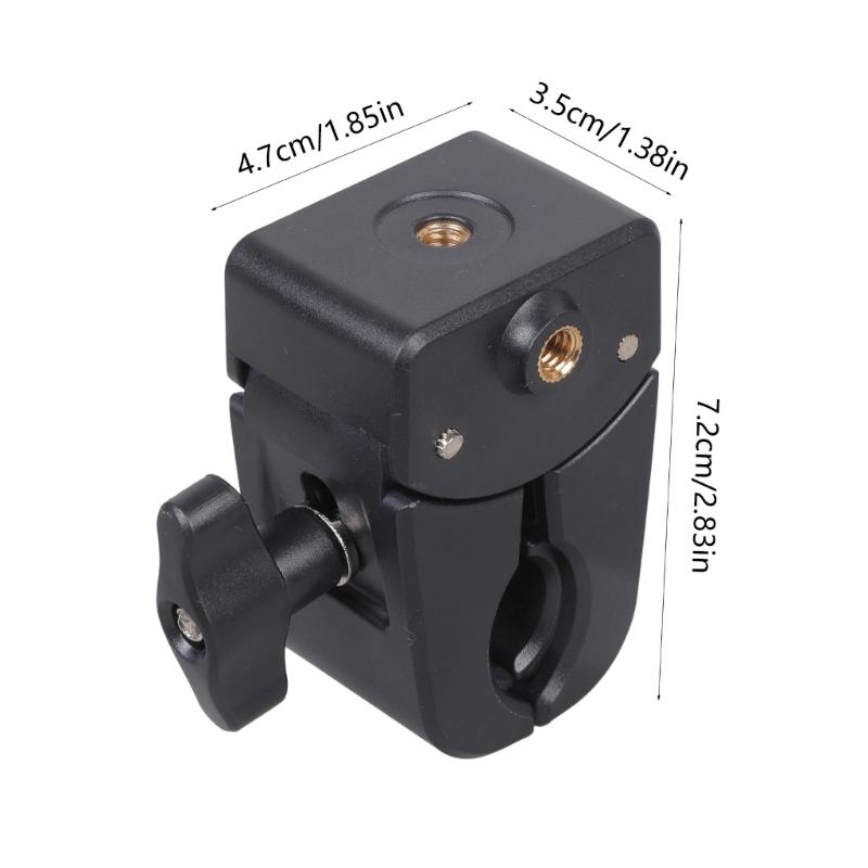 Standard 1/4 Female Thread Strong Clamp Mount For Camera Phone Bike Motorcycle Gym Equipment Photography Accessory