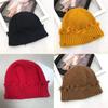 Knitted Winter Warm Hat Solid Color Breathable Cap Outdoor Commuter Gift Fashion