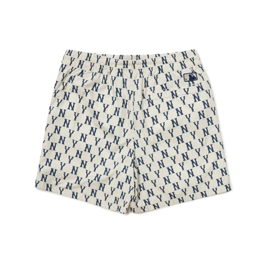 New MLB Casual Shorts Unisex White 3ASMM0123-50CRS