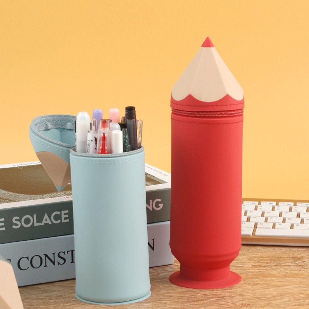 

Silicone Pencil Case Creative Zipper Bag Durable Pencil Holder