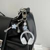 Stylish Music Note Keychain Phone Chain with Headphone Pendant Design for Backpack Phone Accessories and Gift Ideas