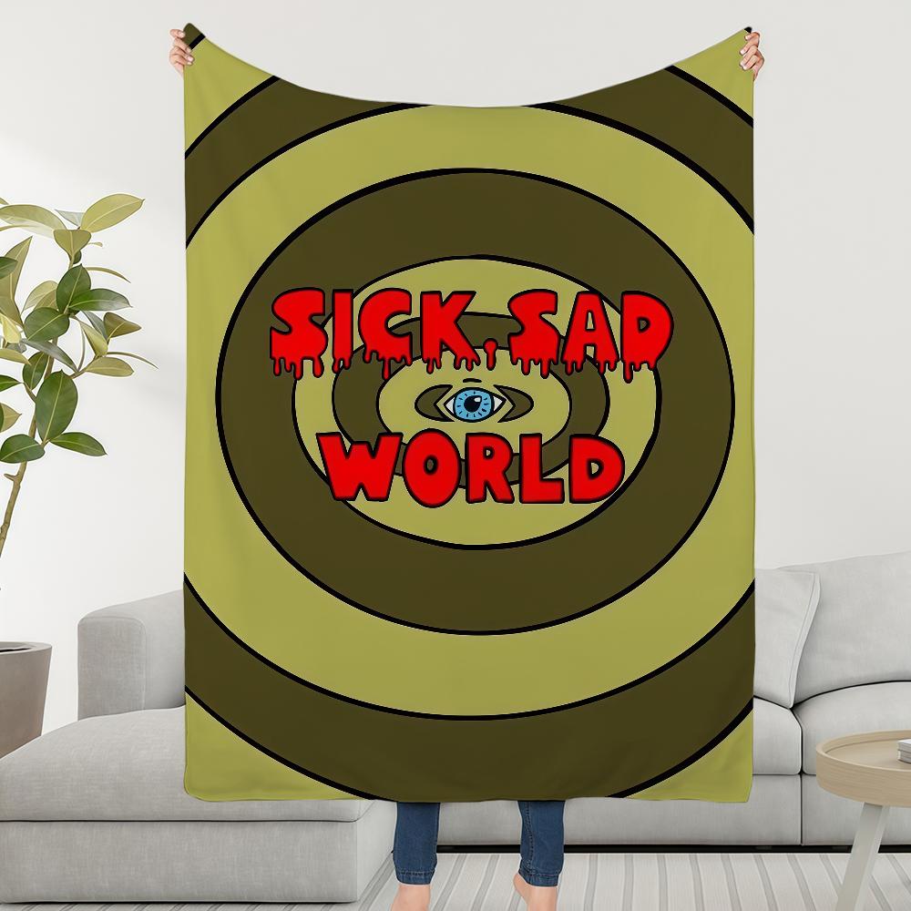 Cartoon D-DariaS-ES Blanket Throw Super Cosy Plush Living Room Sofa Couch Childish Birthday Gifts