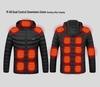 Smarte beheizte Baumwolljacke – USB-Elektroheizung, Unisex, leicht, warm, Mantel mit konstanter Temperatur