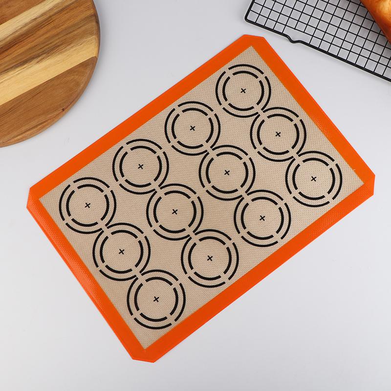 1Pc Silicone Baking Mats For Oven Thickened Reusable Non Stick Heat Resistant Bakeware Sheets Liner For Cookies Macaron Bread