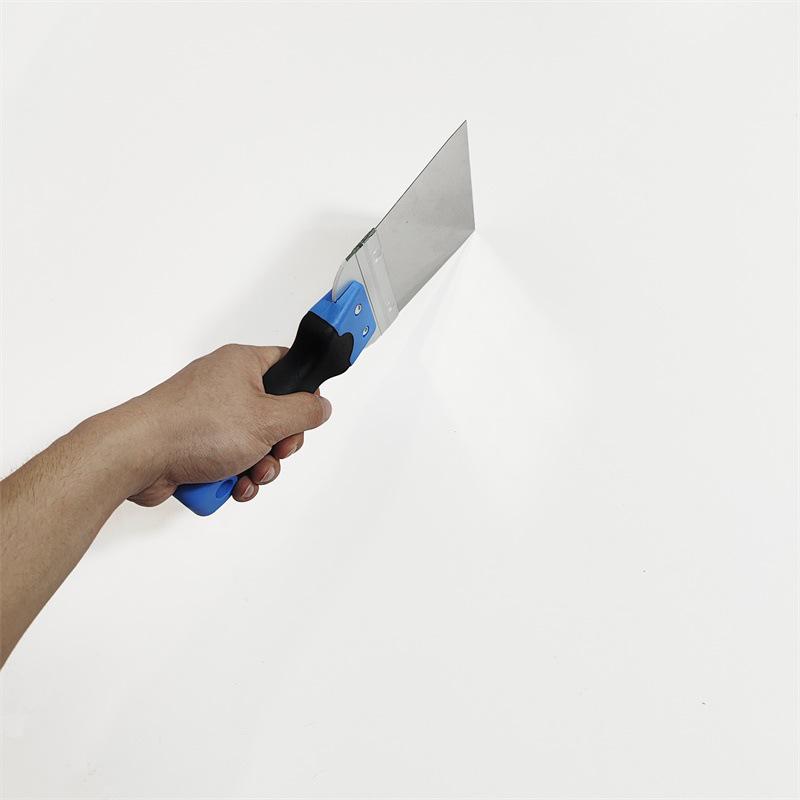 6", 20", 24" Stainless Steel Putty Plastering Tool Set: Sturdy, Wear-Resistant Scrapers for Cleaning and Spreading.