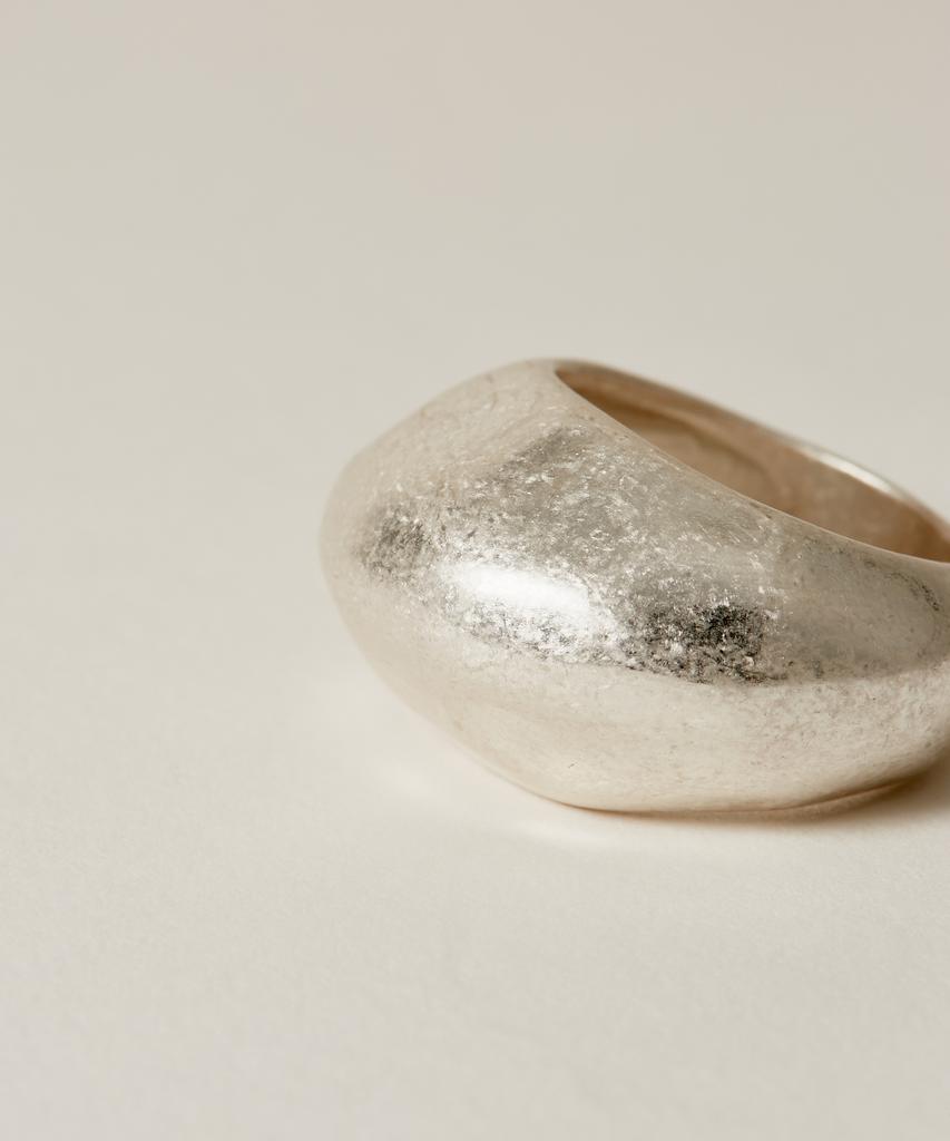 Novice Tokyo Vintage Chunky Disc Ring / Silver