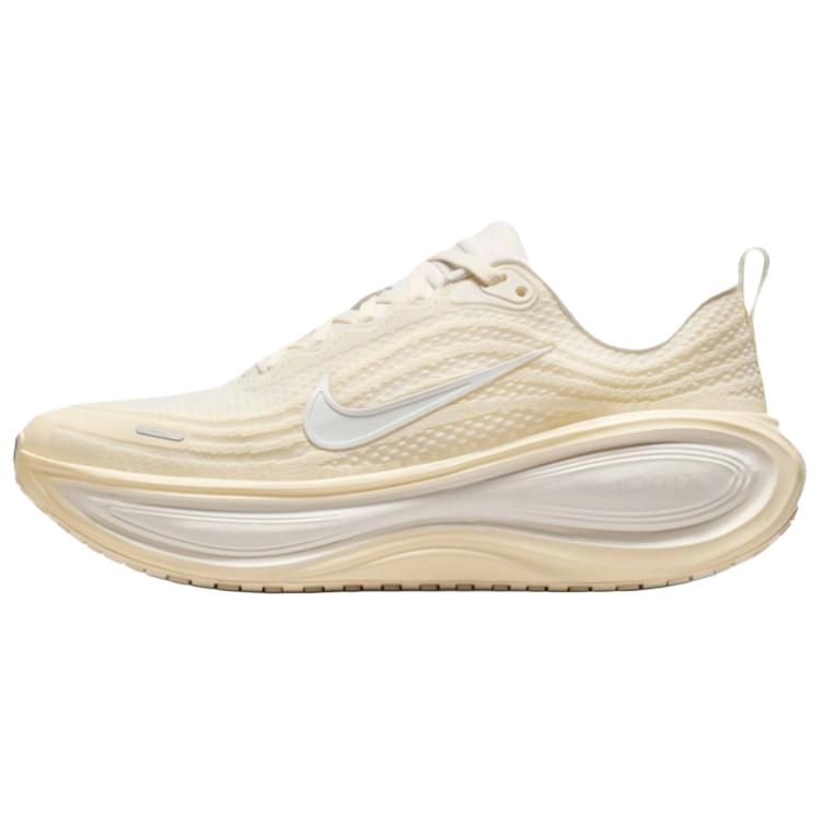 

New Nike Vomero Plus Breathable Reflective Rebound Running Shoes Women s Beige White HV8154-105 40.5