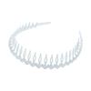 Hair Hoop Hair Comb Knotted Headwear Non-slip For Girls Korean Style Hairband Toothed Hair Band Wave Headband Hair Accessories