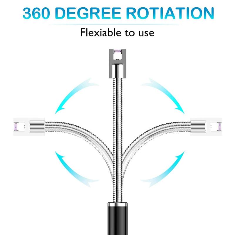 BBQ Candle Kitchen Portable Rechargeable USB Long Flexible Flameless Windproof Electric/ARC Lighter