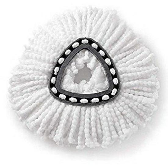 Vileda Triangular Microfiber Mop Head Replacement Accessory Gray & White (130g)