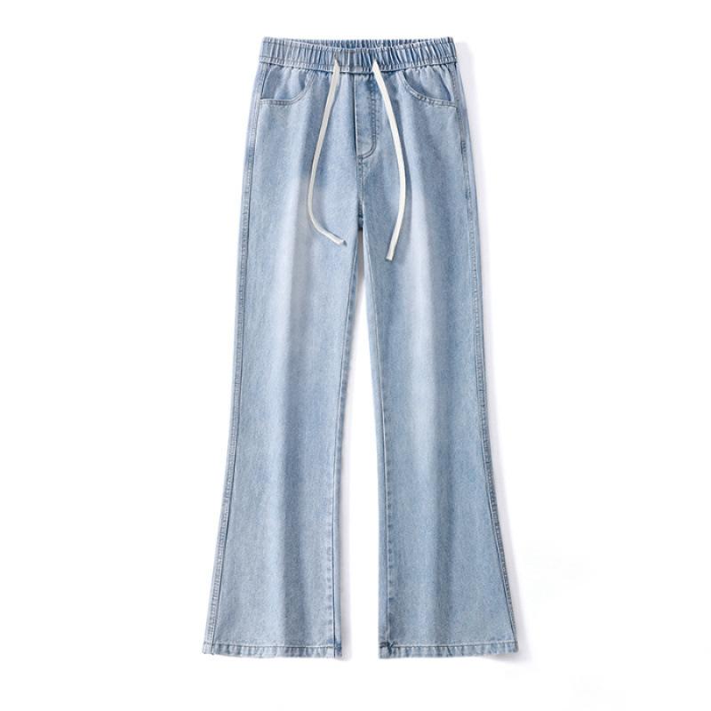 JYL Весна микрофильм джинсы мужские американские каблуки широкие брюки ретро ретро повседневные 3XL