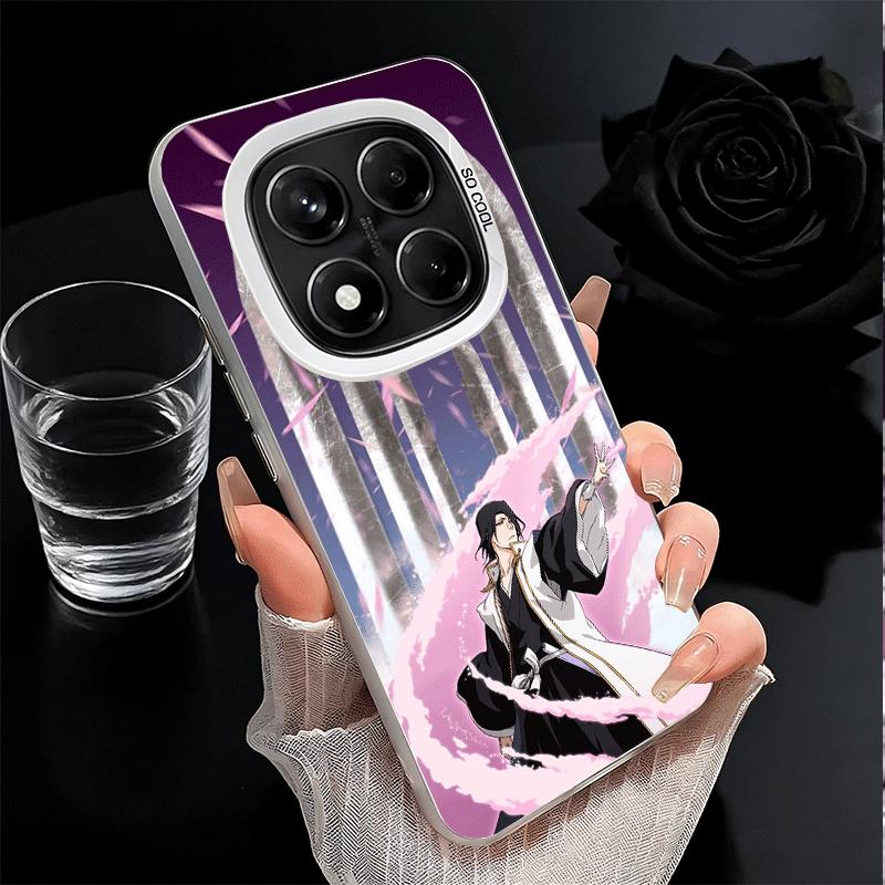 Bleach Kuchiki Byakuya Shockproof Phone Case for Xiaomi Redmi Note 15 14 13 12 Pro Plus 11 11S 11T 5G Cover Anti Fall Fundas