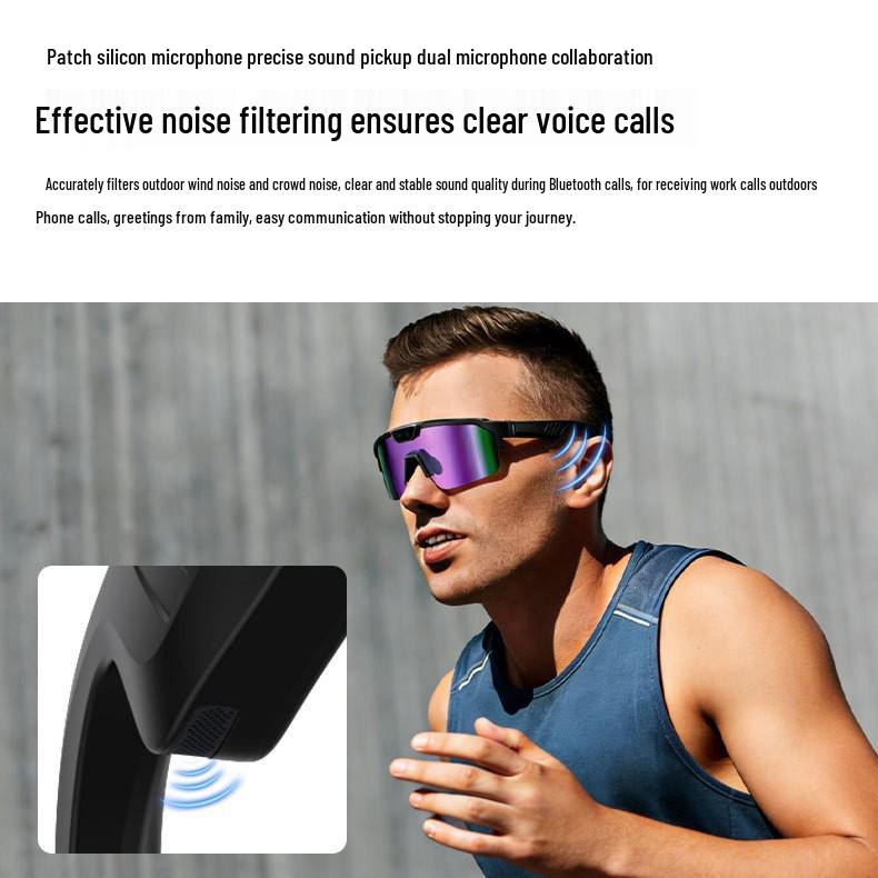 AI Smart Glasses: Outdoor Sports Anti-Shake Photography, Object Recognition, WiFi Image Transmission, and Translation Features.