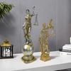 Greek Goddess Wealth Statue: Lucky Desk Ornament for Office or Cashier Gift