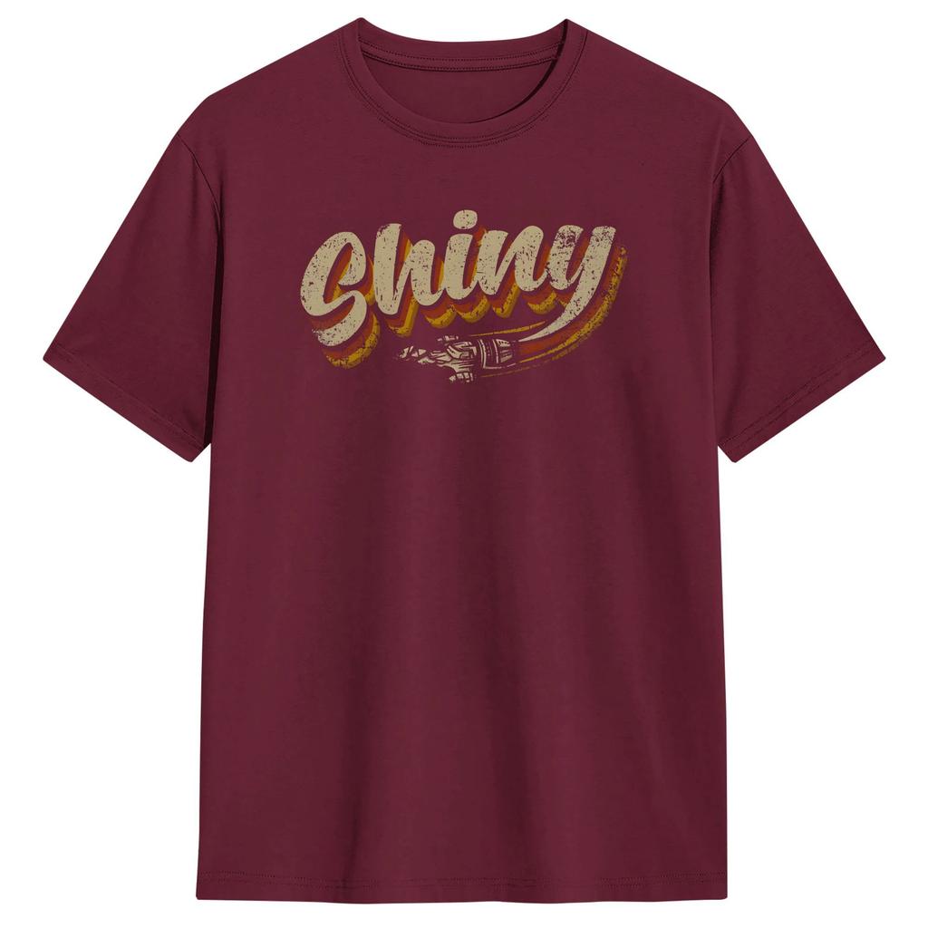 Firefly Serenity Shiny Since Unisex T Shirt  Vintage Tee Shirt Short Sleeve Crewneck TShirt 100 Cotton Original Clothes