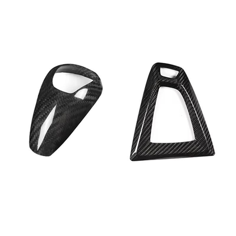 Powerful Panel Carbon Fiber Sticker For BMW M2 M3 M5 F80 F87 F82 Gear Shift Knob Trim Car Interior Accessories LHD