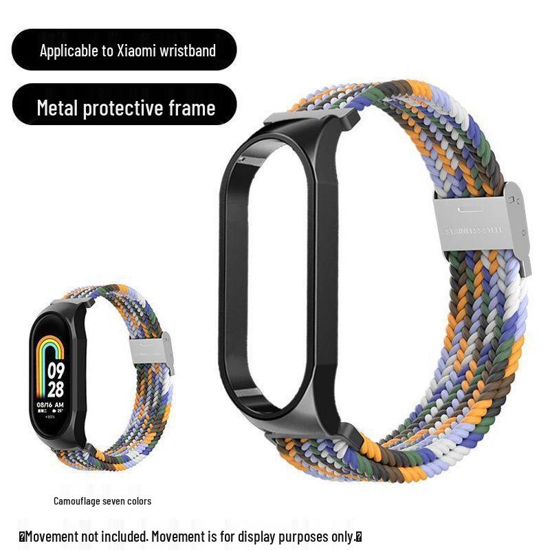 Milanese Magnetic Stainless Steel Strap for Xiaomi Band 7/6/5/4/3 NFC