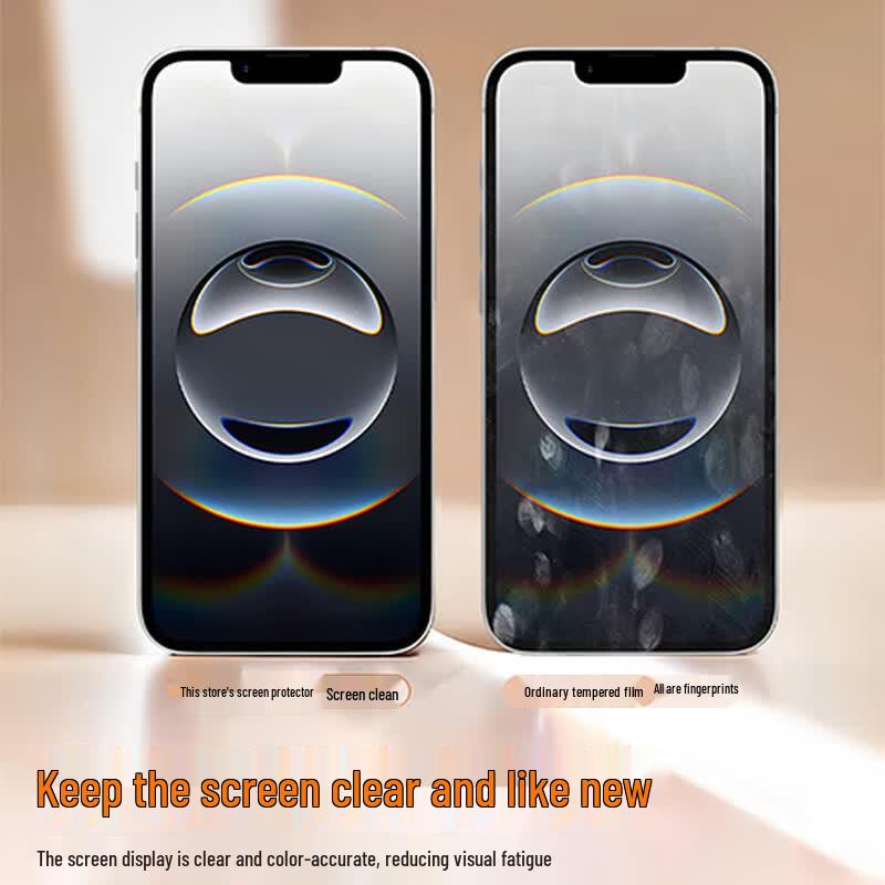 Smorss Tempered Glass Screen Protector for iPhone