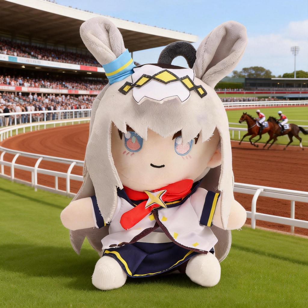 Kawaii Uma Musume Plush Toy Anime Pretty Oguri Cap Character Maruzensky Toys Oguri Cap Game Character Doll Birthday Xmas Gift