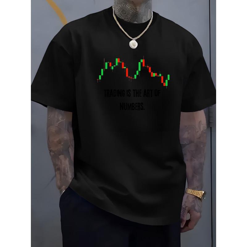 

Европейский размер Летняя повседневная футболка с круглым вырезом - Принт с буквами - Мягкий удобный рубчатый воротник и однотонная основа - Летний must-have S чёрный