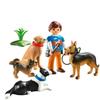 PLAYMOBIL - City Life - Entraineur et Chiens - 12 pièces - Mixte - A partir de 4 ans