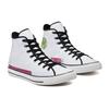 Converse Chuck Taylor All Star High Dramatic Nights - Weiße Unisex-Sneakers Schwarz Bold-Wasabi 170851F
