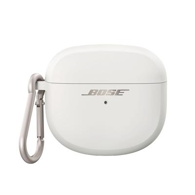 Bose Ultra Open Earbuds Wireless Charging Case Cover, White Smoke